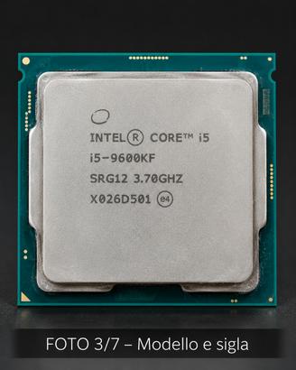 Intel core i5 9600kf 3.7 ghz 6 core lga1151  9th 
