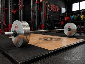 Dischi powerlifting 25 kg pesati e calibrati