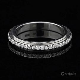 GIORGIO VISCONTI ANELLO VERETTA ORO 18KT BRILLANTI