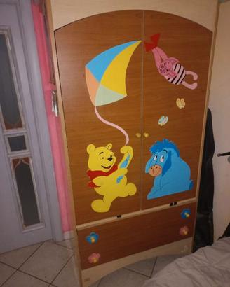 Armadio + cassettiera  Whinnie the pooh