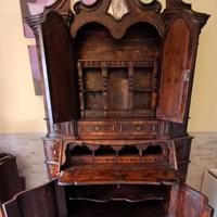 Trumeau in noce massello Stile 700