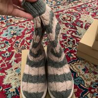 Ugg n 31 classic tall knit grigi e rosa