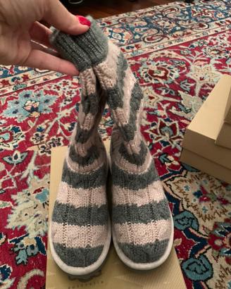 Ugg n 31 classic tall knit grigi e rosa