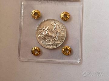 1 Lira 1916 Quadriga Briosa Rara SPL/FDC Sigillo