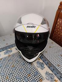 Casco integrale unik colore bianco, L