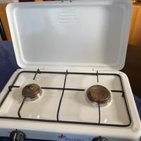 Cucina da campeggio 2 fornelli