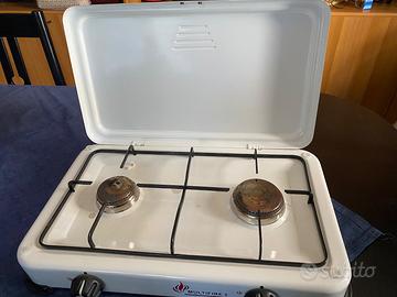 Cucina da campeggio 2 fornelli