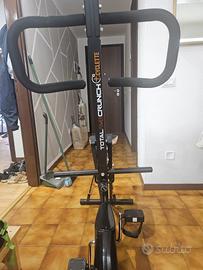 Power Crunch + cyclette  attrezzo multifunzioneale