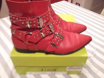 Stivaletti Rossi Il Laccio