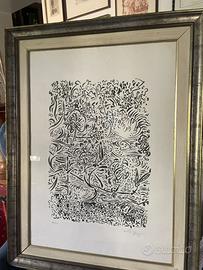 Quadro con grafica Masson