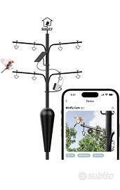 Mangiatoia uccelli Birdfy con telecamera