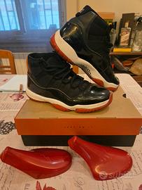 nike air jordan 11 bred tg.42.5 ORIGINALI full set