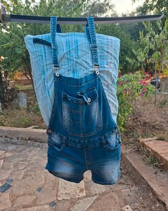 Salopette jeans donna 46/XL