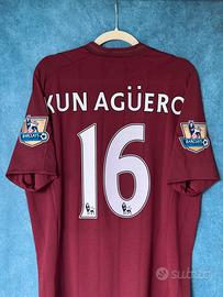 Maglia Manchester City 2012/13 Aguero 16 Original