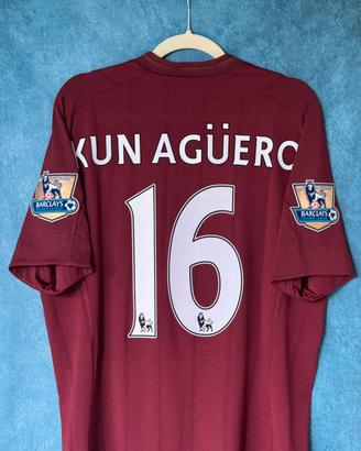 Maglia Manchester City 2012/13 Aguero 16 Original
