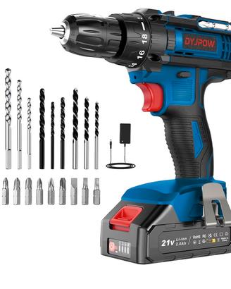 Trapano avvitatore con batteria