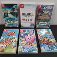 Giochi Nintendo Switch (Pokemon, Zelda, Kirby..)