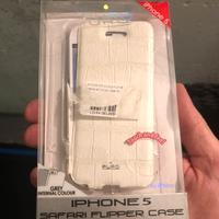 Custodia in pelle bianca puro iPhone 5