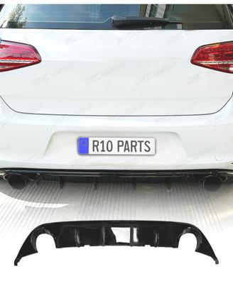 DIFFUSORE VOLKSWAGEN GOLF 7 12-17 LOOK TCR NERO LU
