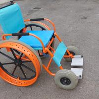 Carrozzina da mare per disabili