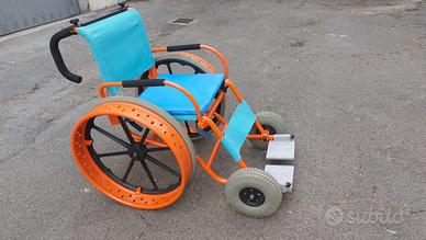 Carrozzina da mare per disabili