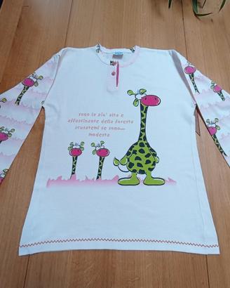 maglietta leggera maniche lunghe bimba 10 anni