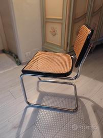 Set sedie Cesca di Marcel Breuer per Gavina