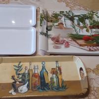 4 vassoi di varie misure 