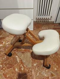 Sedia ergonomica posturale / sgabello svedese