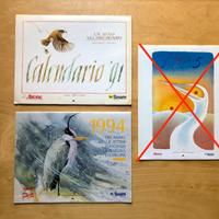 Calendari Airone 1991 e 1994