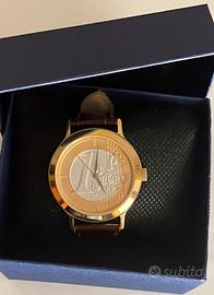 Orologio vintage Intercoins Moneta 1€ Anno 2000