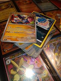 100 carte Pokemon originali rare holo reverse