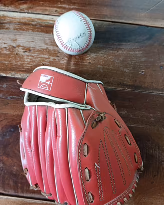 Guantone da baseball vintage Regent 6215 in pelle