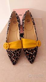 Scarpe basse animalier con dettaglio