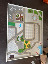 Tavolo gioco bambini con pista stradale