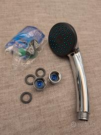 Cornetta per doccia colore argento 