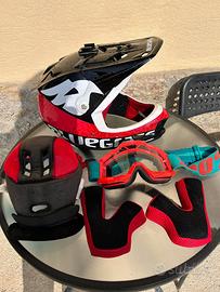 Casco Bluegrass Brave MTB + Mascherina