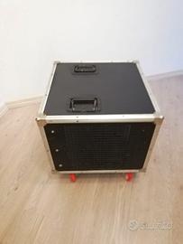 Rack 8U unità professionale flight case