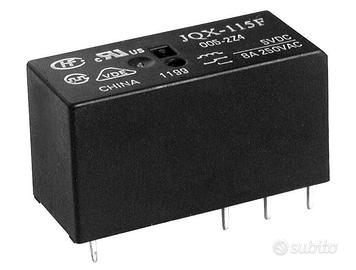 5 RELE' 48V 16A HONGFA JQX-115F-048