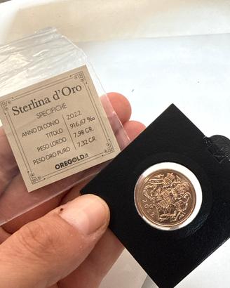 Sterlina oro proof 2022 edizione giubileo