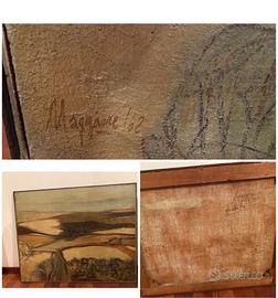 dipinto originale anni '60 firmato M. Zagami 1962.