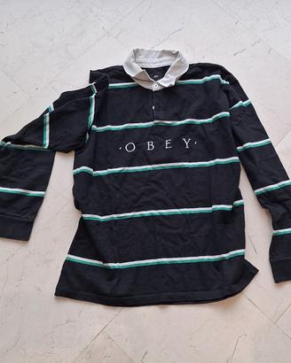 polo uomo maniche lunghe OBEY