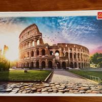 3x Puzzle:Roma Colosseo, Alpi Dolomiti, Corgi cane