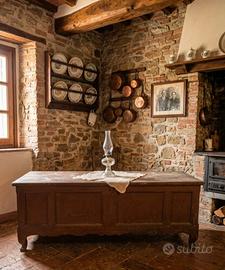 cassapanca abruzzese del 700, antica 