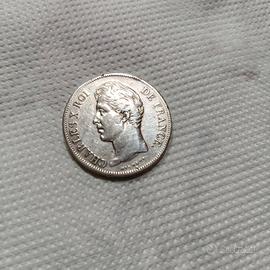 moneta antica del 1827       5Franchi