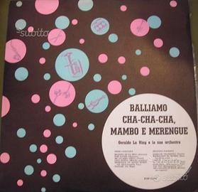 Vinile vintage Balliamo cha-cha-cha mambo e mereng