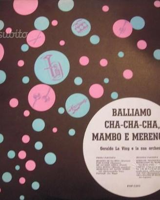 Vinile vintage Balliamo cha-cha-cha mambo e mereng
