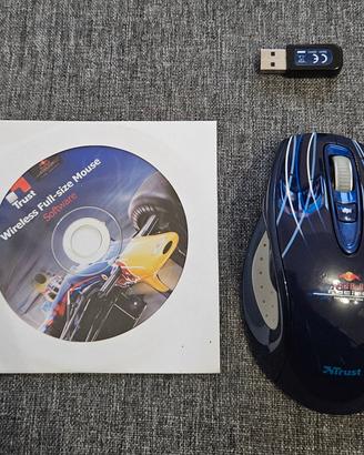 Mouse wireless Trust edizione Red Bull Racing