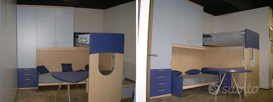 Cameretta angolare ragazzi