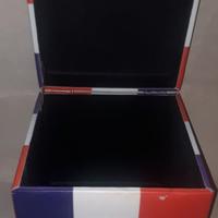 Cubo Pouf Francia o Italia o Nero  33x33x33